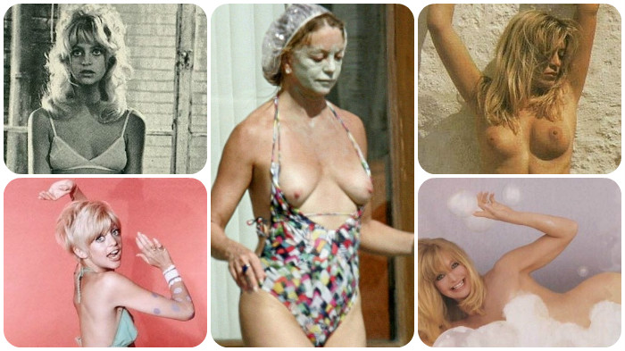 So nackt habt ihr Goldie Hawn garantiert noch nie gesehen.